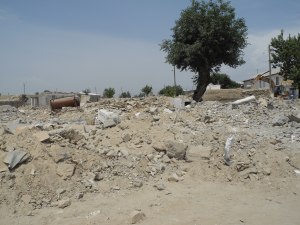SHAHRISABZ 11 démolition en grande ampleur